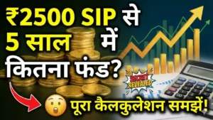 2500 rupees sip calculation