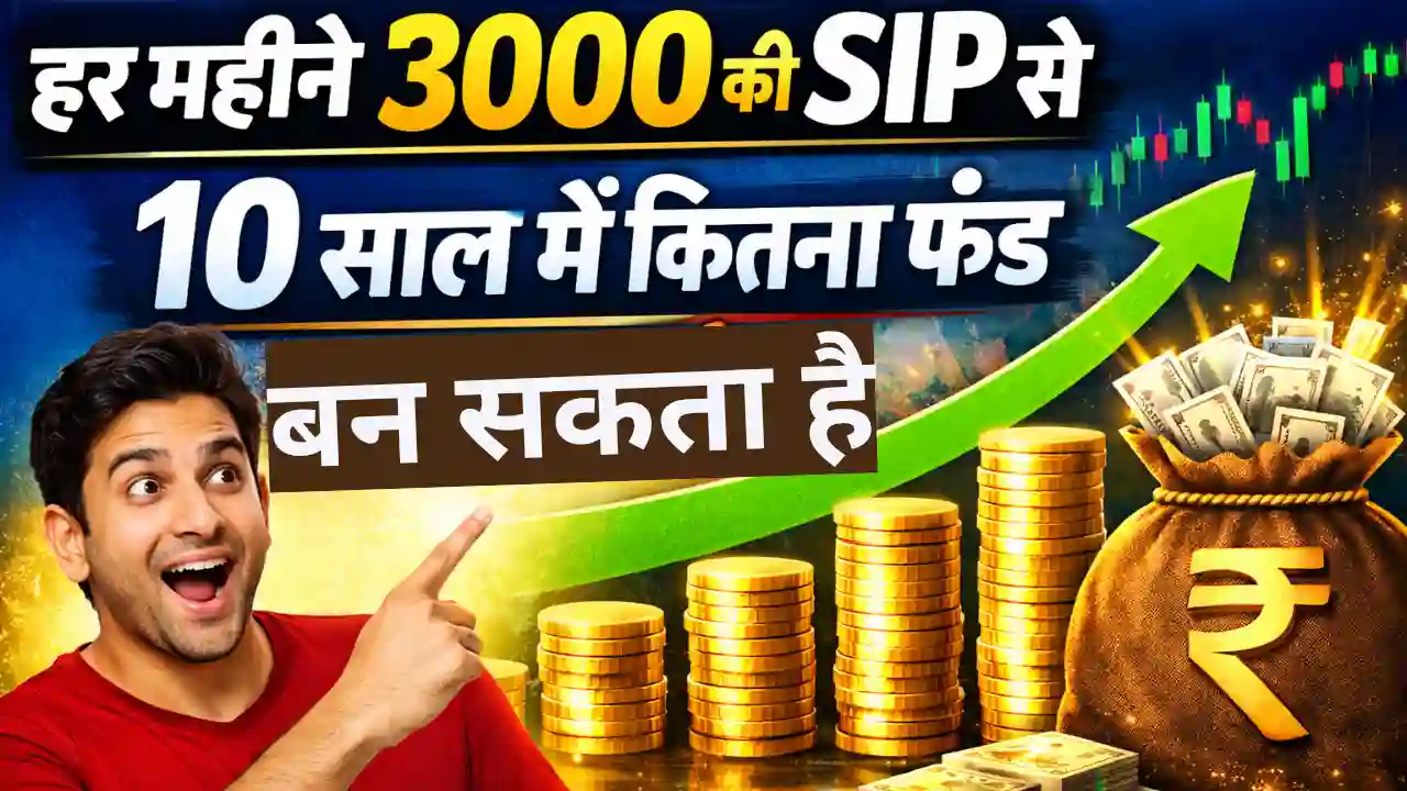 3k SIP for 10 years calculation